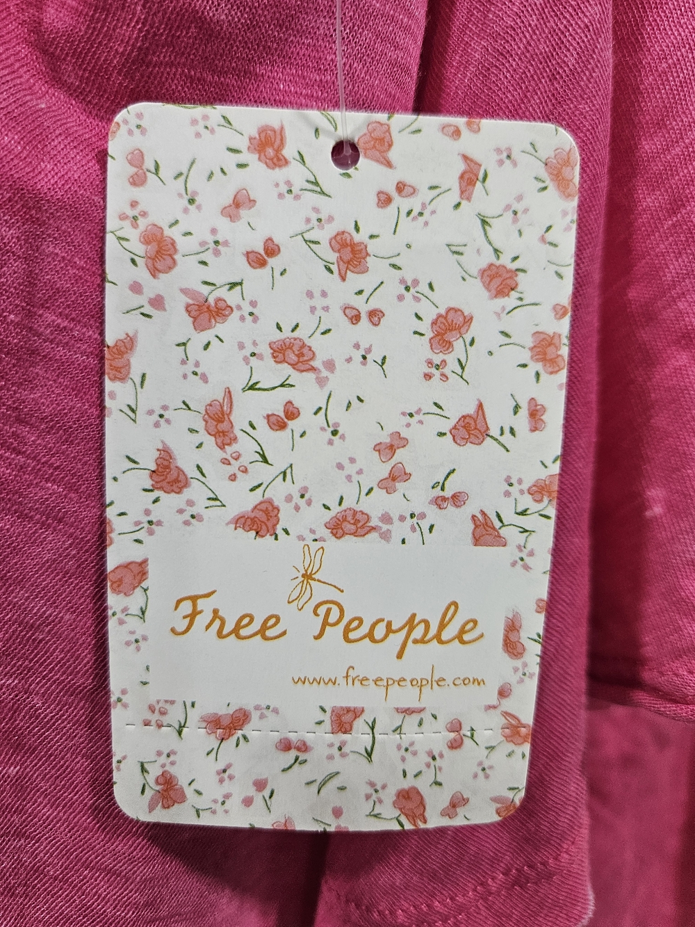 Free People Pink Tank Top